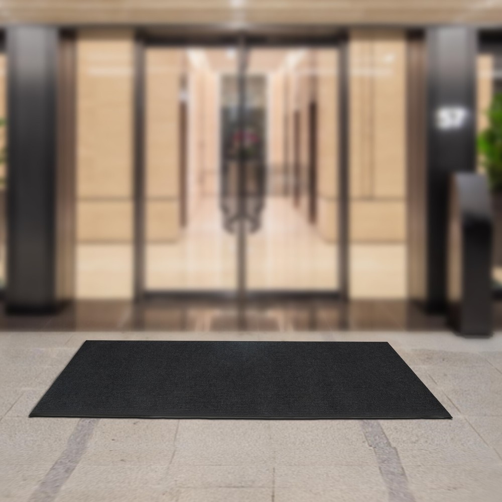 3'' X 10''Outdoor Floor Mat Commercial Entrance Indoor Rubber Entry Rug Non-Slip