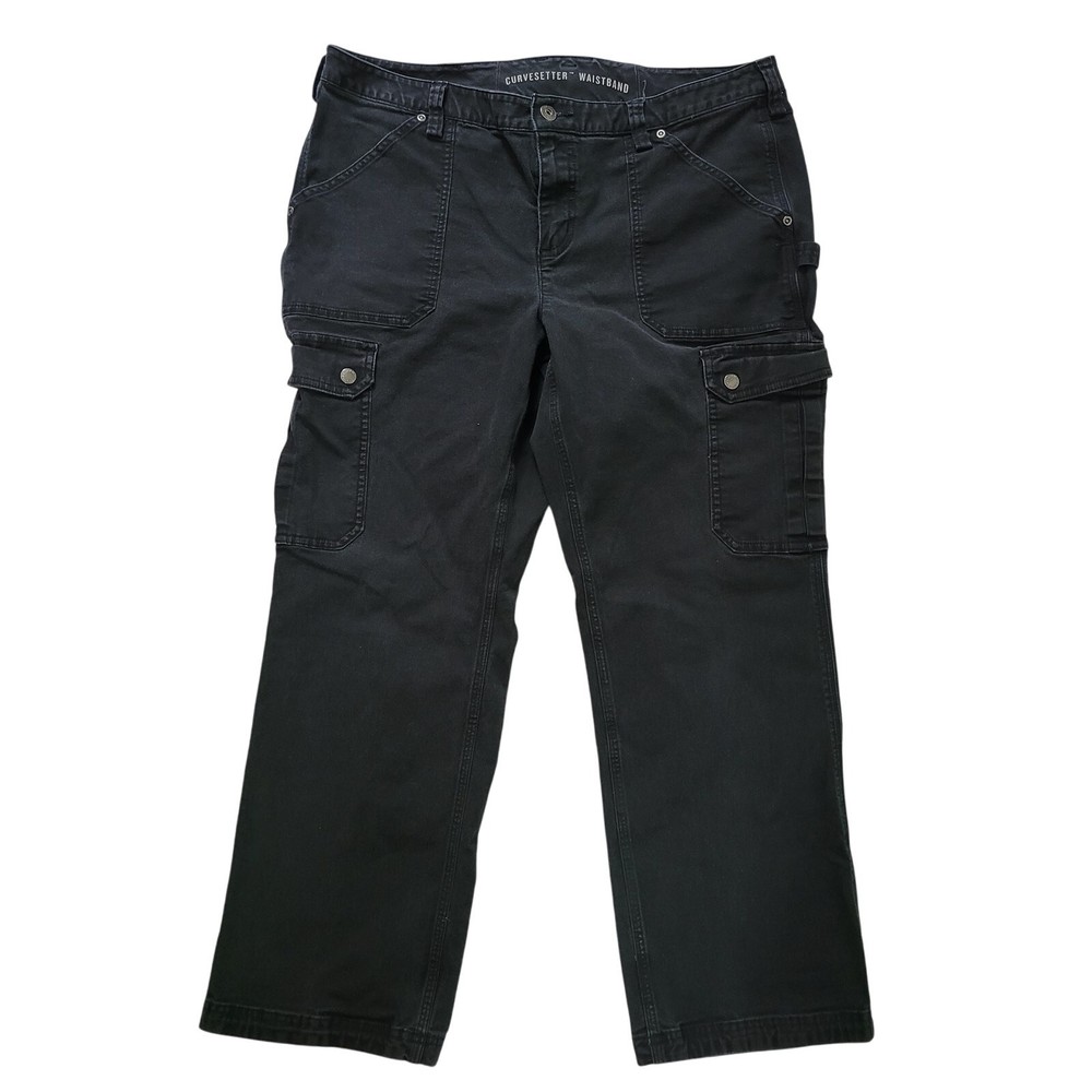 DuluthFlex Fire Hose Relaxed Leg Cargo Pants Black Size 16 by Duluth Trading Co