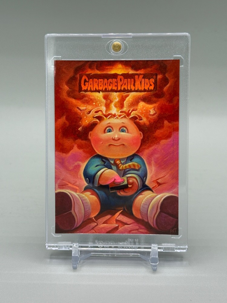 Topps Garbage Pail Kids Adam Bomb 1/1 Sketch Card Pat Chaimuang GPK Rare