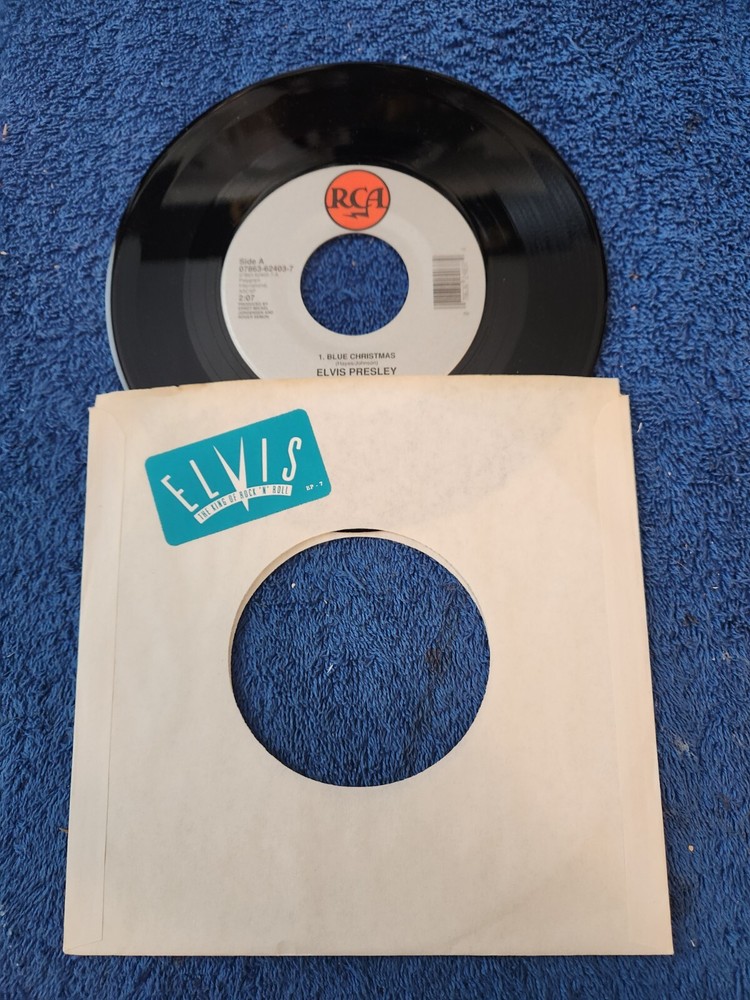 Elvis Presley -- Blue Christmas 45 RPM