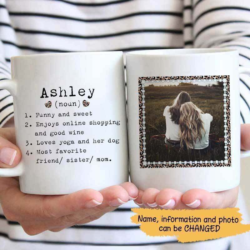 Friend Definition Photo Personalized Coffee Mug Family Mug Funny Gift