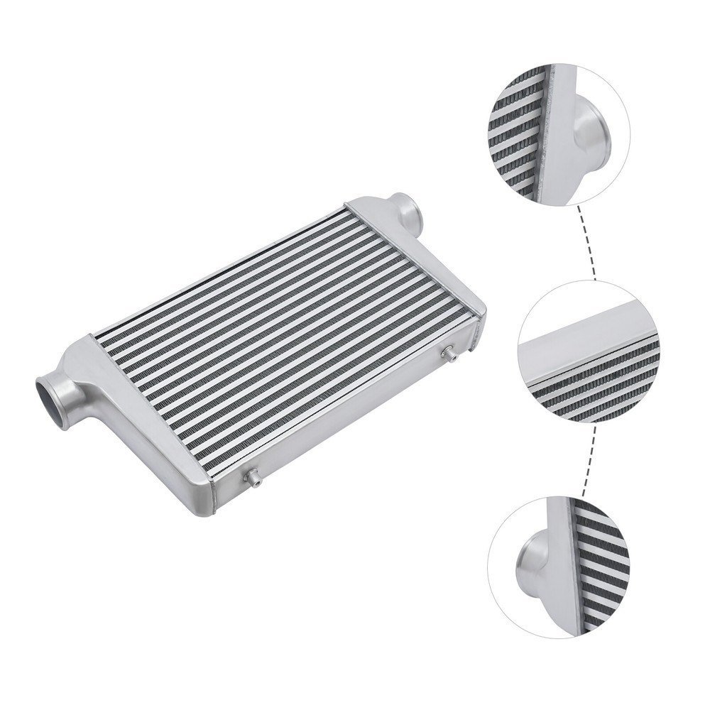 25x12x3 Universal FMIC Turbo Intercooler 3in Inlet Outlet Aluminum