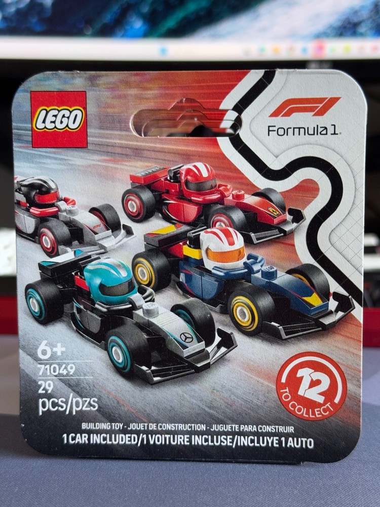 LEGO  F1 Collectible Mini Formula 1 Car 71049 McLaren Red Bull Ferrari Haas Merc