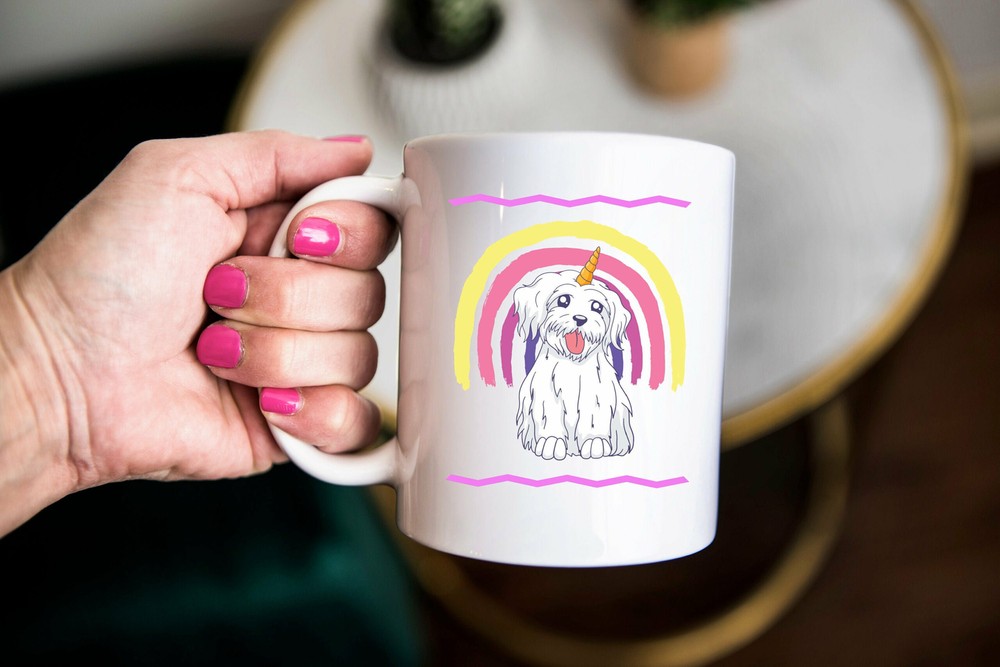 Personalized Dog Unicorn Mug Custom Dog Unicorn Mug Personalized Dog Unicorn
