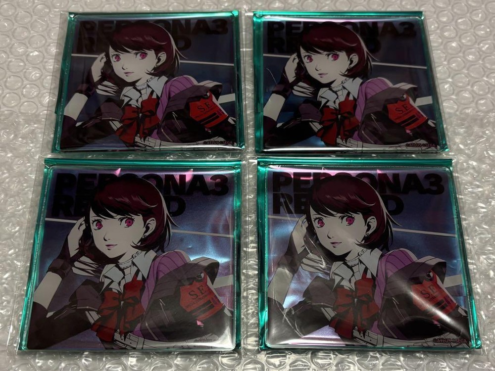 Persona 3 R Acrylic Coaster Stand Yukari Takeha 4 Piece Set