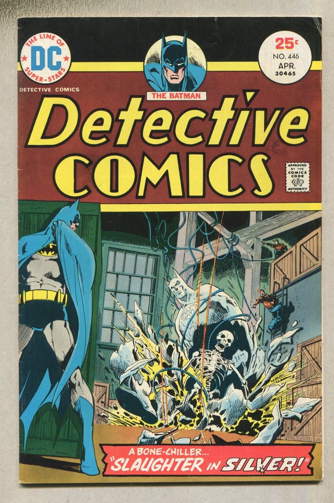 Detective Comics: #446 FN Batman, Slaughter In Silver   DC Comics  SA