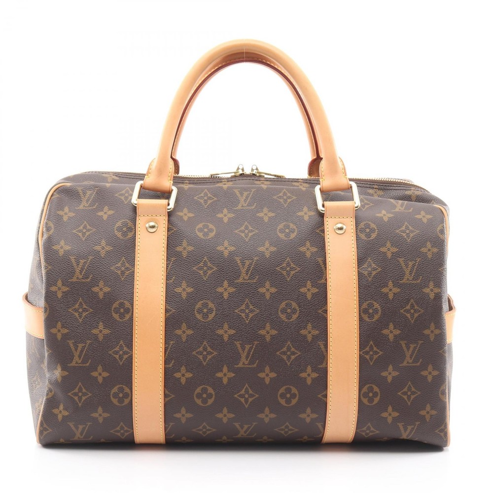 LOUIS VUITTON Carryall travel hand bag M40074 Monogram leather Brown Used unisex