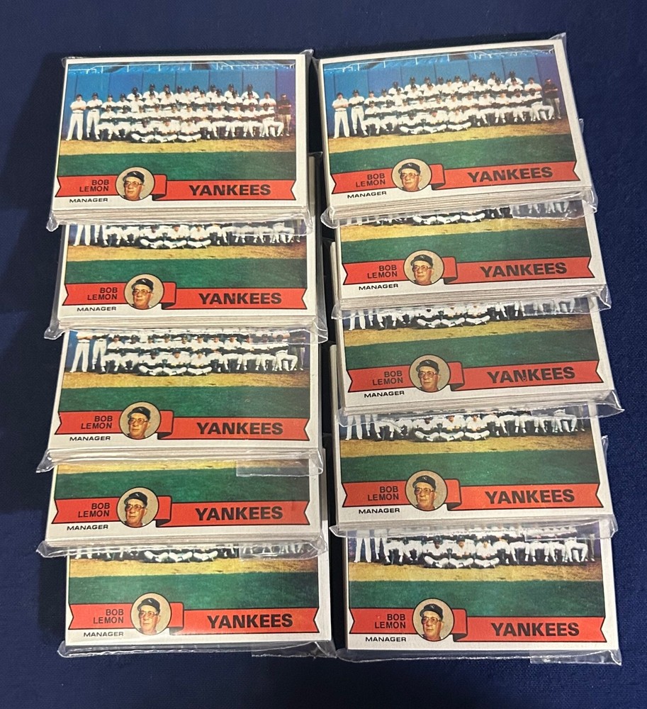 ONE 1979 TOPPS BURGER KING NEW YORK YANKEES 22 CARD TEAM SET MUNSON JACKSON