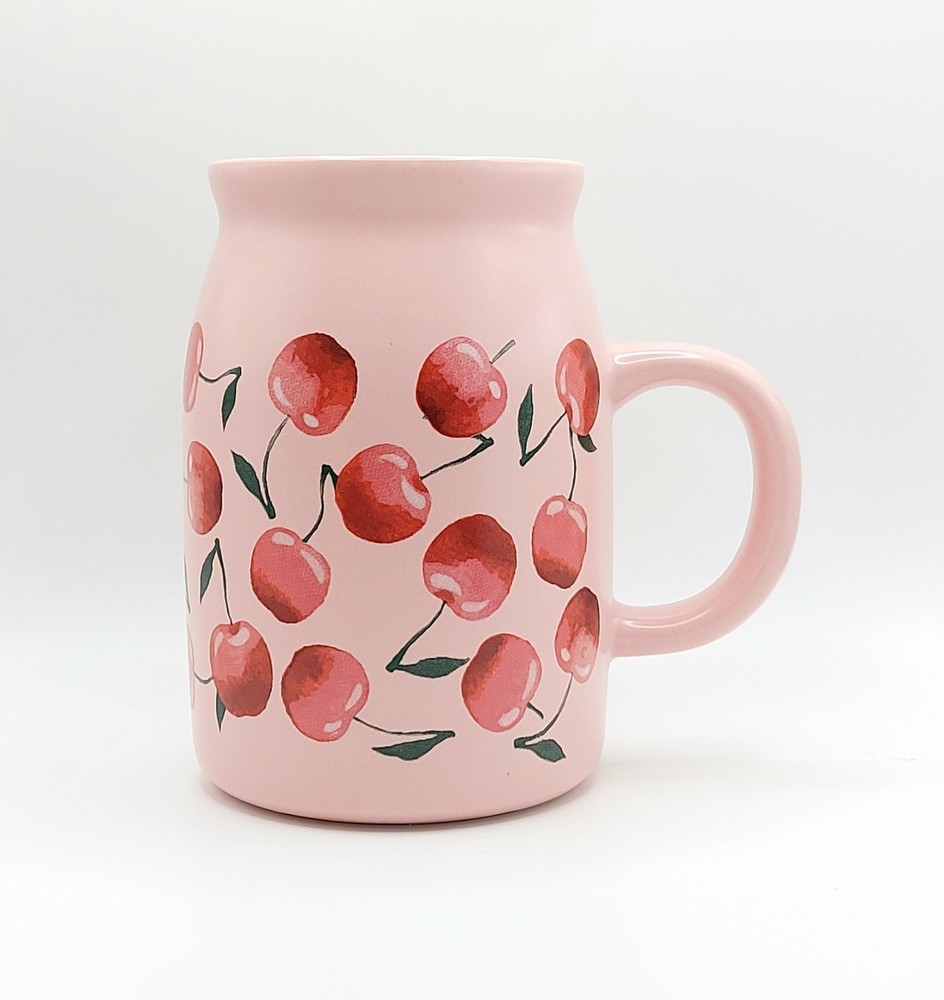 Sweet 16 Oz Ceramic Cherries Coffee Tea Mug by Pfaltzgraff  
