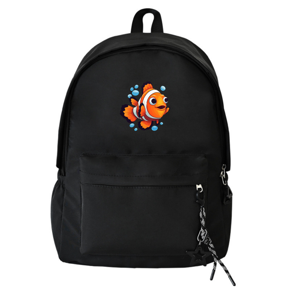 Back to School Backpack Fish Book Bag Custom Backpack Personalized Backpack Kids-image