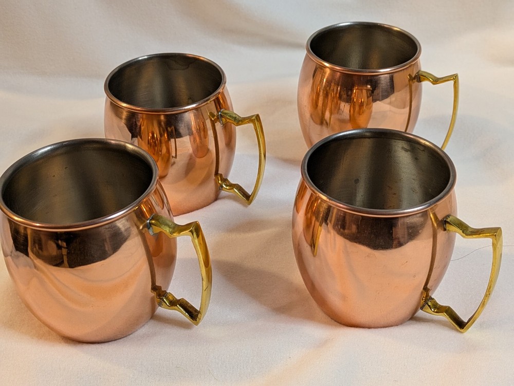 Genuine Copper Moscow Mule Mug with Brass Handle 18oz Large Beer Cocktail Cup