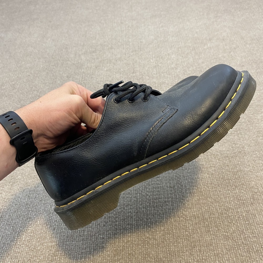 Dr. Martens Shoes Womens Size 9 Black Leather Lace Up Oxford Casual Comfort