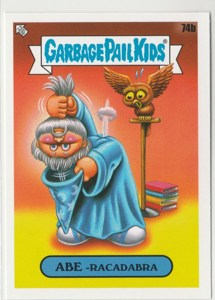 Abe-racadabra #74b Garbage Pail Kids GPK 2022 Book Worms Trading Card