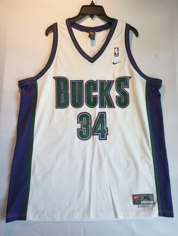 Vintage Ray Allen #34 Milwaukee Bucks Jersey Nike Jersey XL -SS-
