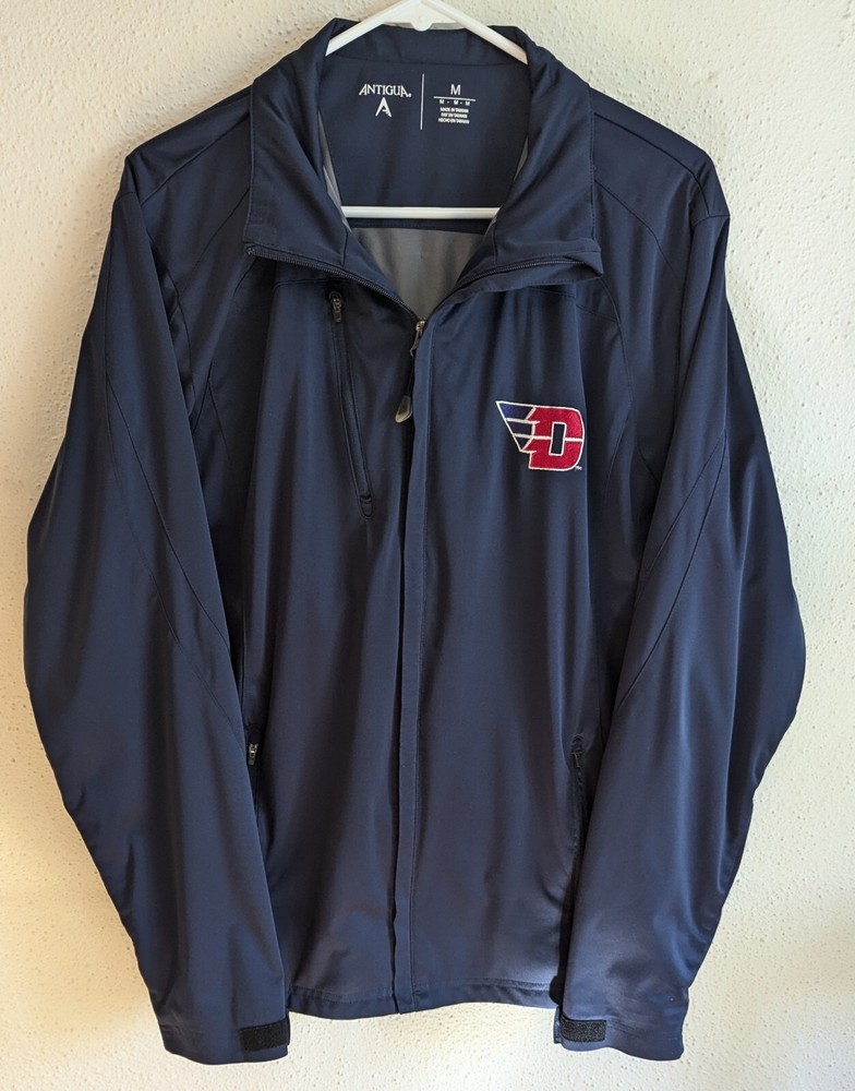 Womens University Of Dayton Flyers Antigua Lightweight Jacket Navy  Sz M...