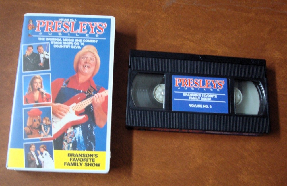VHS  Presley's Jubilee Volume 3 Branson's Family Show 1 hour 43. Mins. Rare  OOP