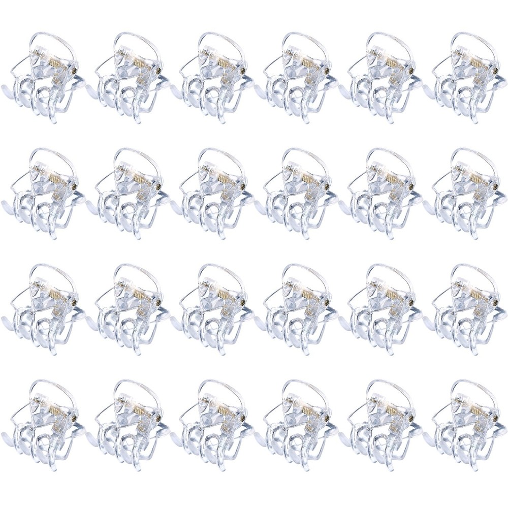 Hair Clip, 24 Pcs Small Mini Hair Claw Clips for Girls and Women, Non-Slip