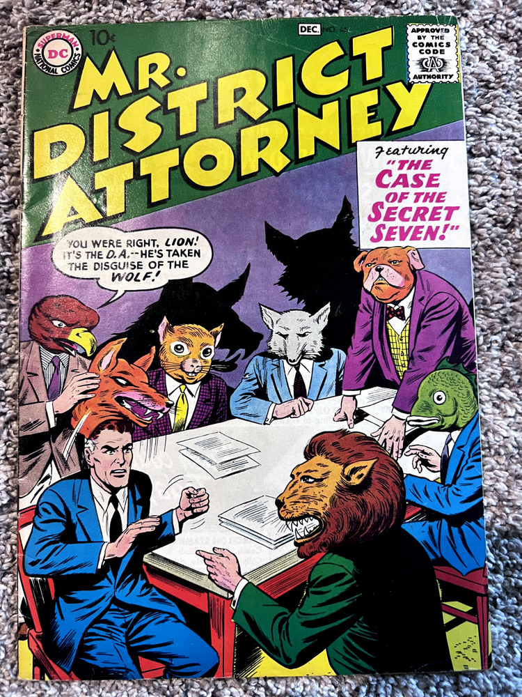 Mr. District Attorney #66 VG- The Case of The Secret Seven