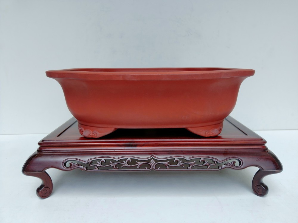 Tokoname KOUYOU Unglazed MOKKO Bonsai Pot 47.5cm Deep Width