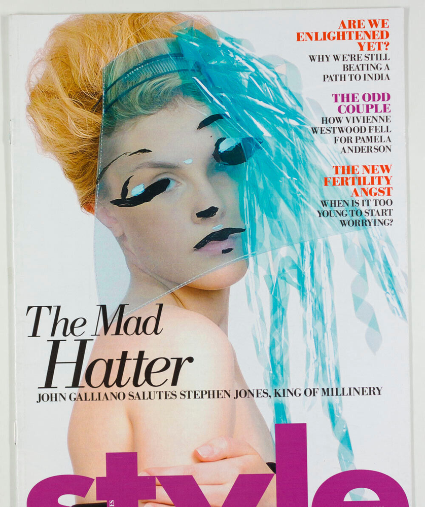 John Galliano on Stephen Jones Vivienne Westwood Pamela Anderson  STYLE MAGAZINE