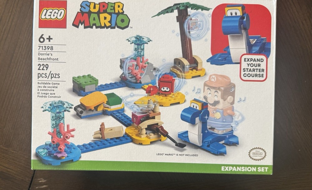 LEGO Super Mario Dorrie Beachfront Expansion Set 71398 Buildable Adventure