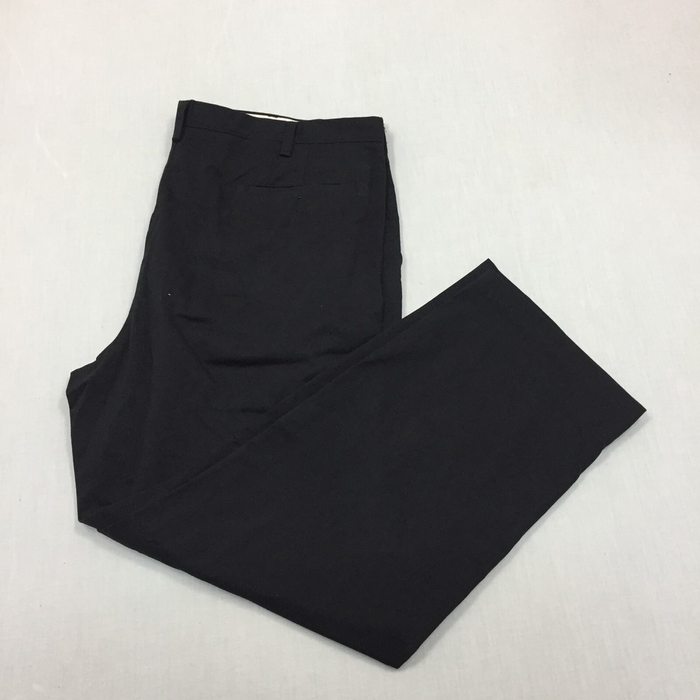 Dockers Chino Trousers Cotton Pants Straight Fit Mens Size 42W 30L Black