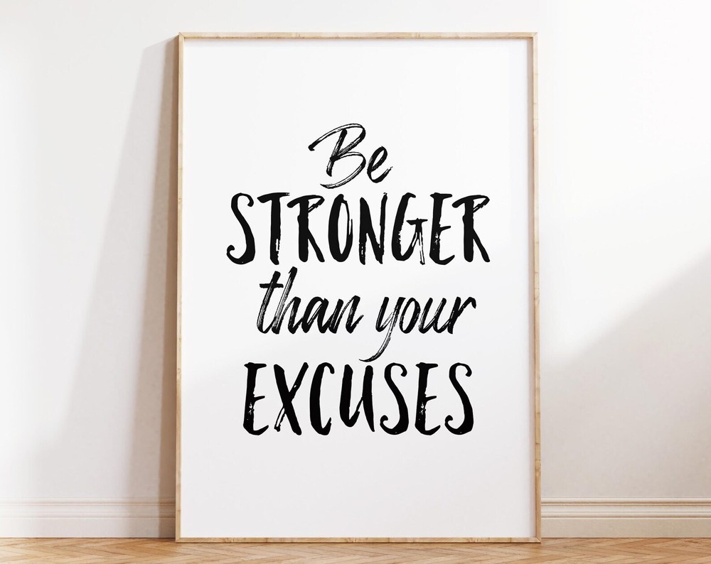 Dorm Room Wall Decor Coworker Quotes Wall Art Gifts Be Stronger Than Your