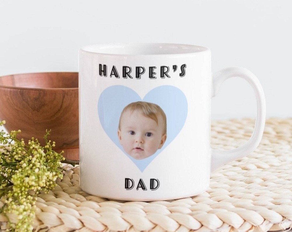 Custom Photo Mug For Dads Baby Face Mug Fathers Day Gift Birthday Gift