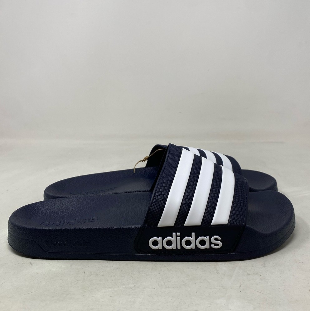 Adidas Adilette Shower Slides Men’s 9 / Women’s 10 - Legend Ink Navy/White Cloud