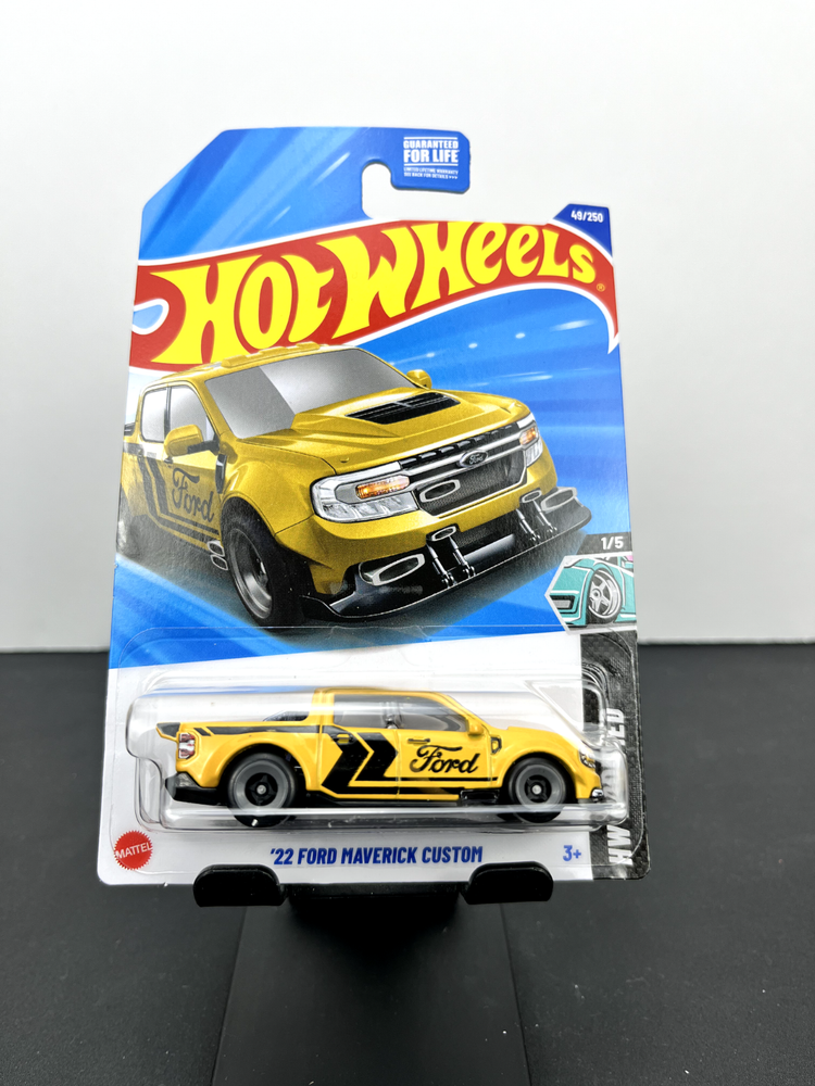 Hot Wheels 2025 Mainline HW Modified '22 Ford Maverick Custom Yellow #49