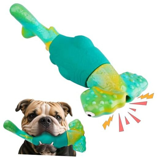 Dog Toys for Aggressive Chewers, Interactive Dog Chew Toys for Large Dogs,