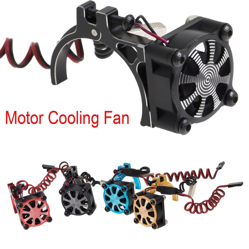 Tamiya RC Car Motor Cooling Fan Adapter with Temperature Control Switch