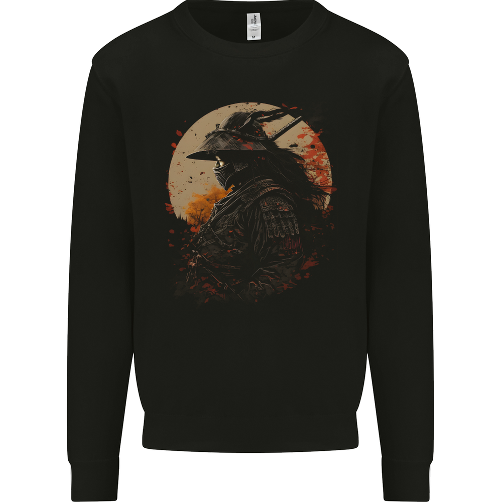 Samurai Storm Japanese Fantasy Warrior Mens Sweatshirt Jumper