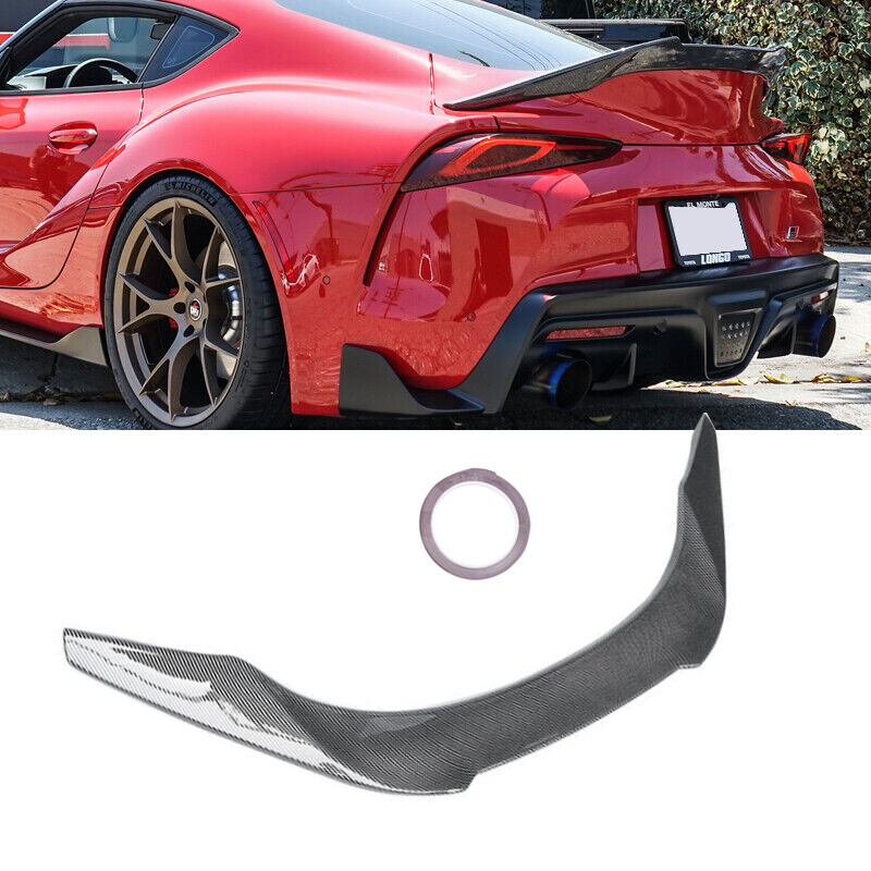 2020-2025 Toyota GR Supra A90 A91 V-Style Carbon Look Trunk Spoiler Wing