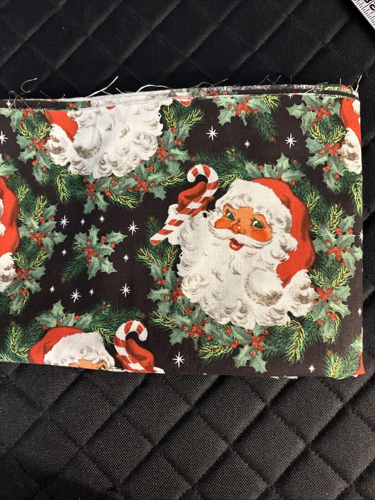 Festive Santa Claus with Classic Candy Canes  