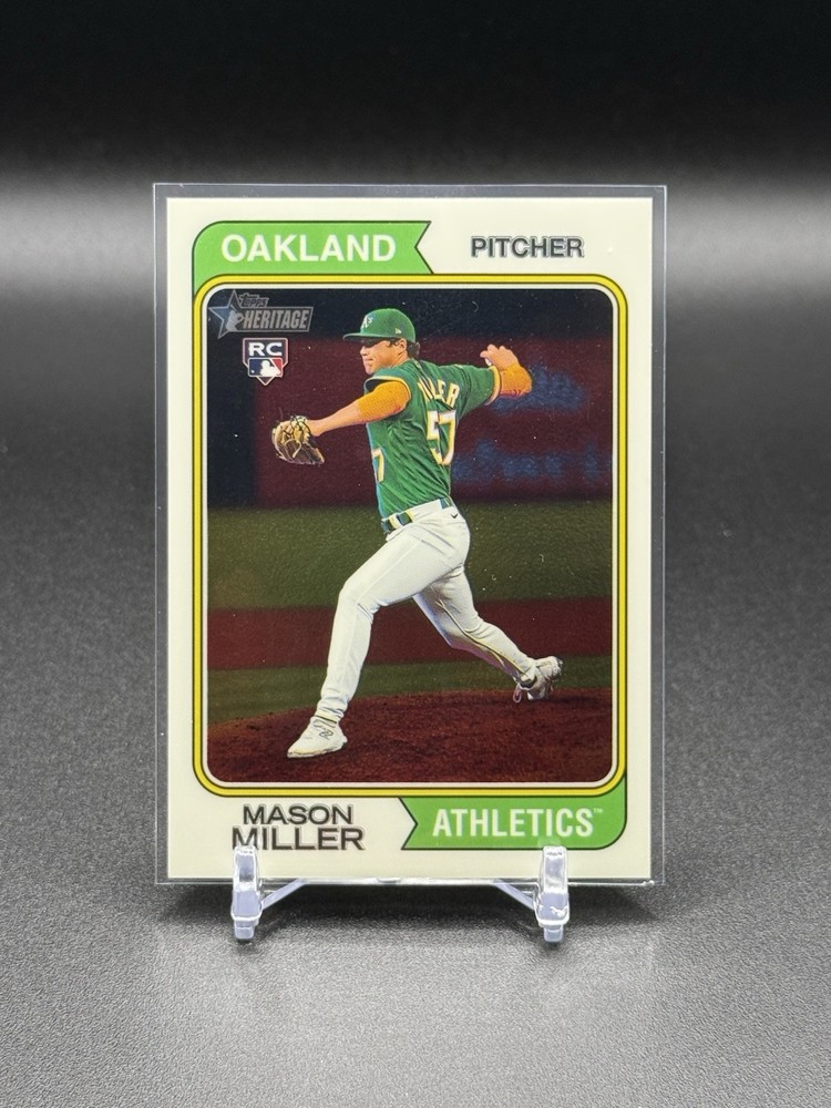 2023 Topps Heritage High Number Mason Miller #510 Chrome RC /999