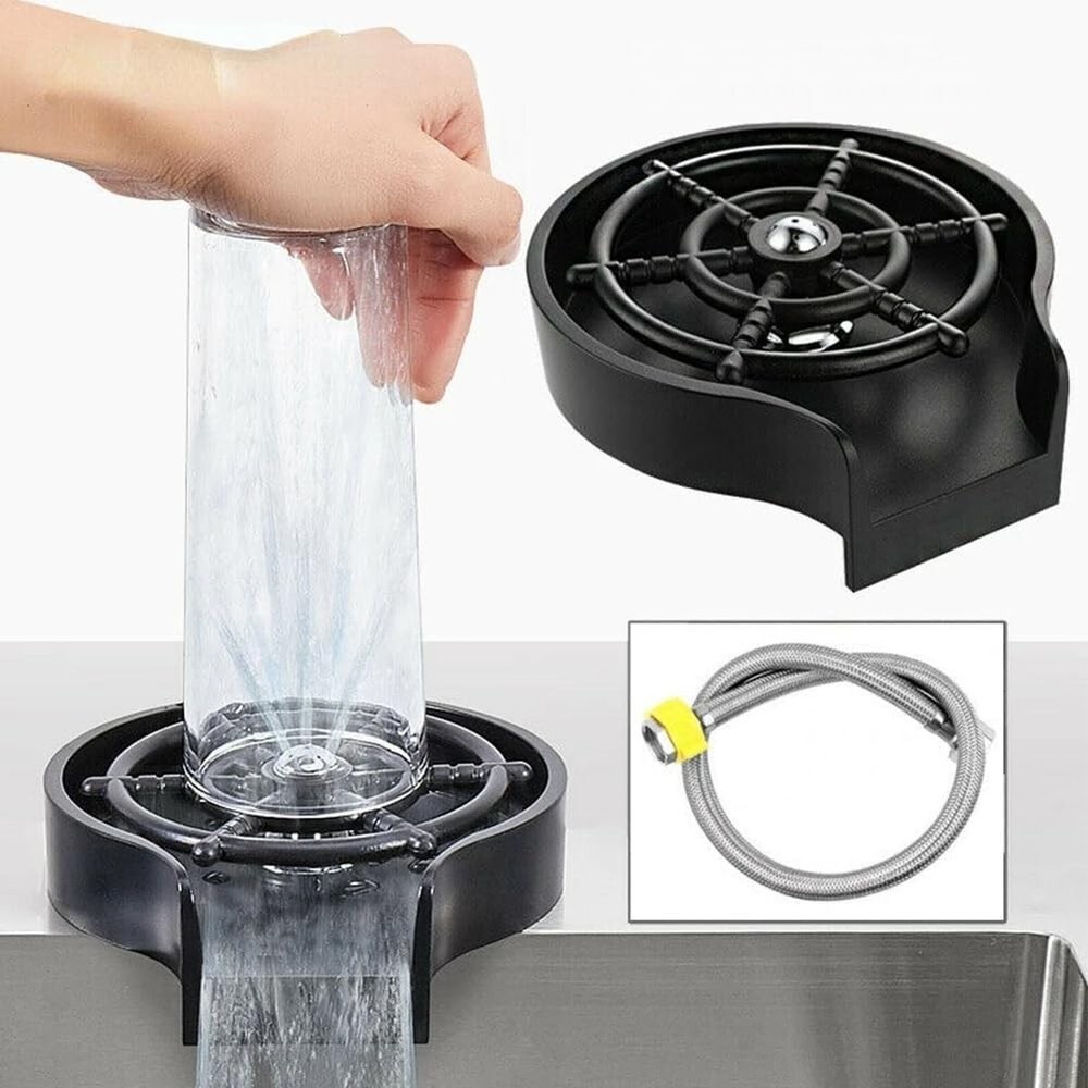 High Pressure Automatic Glass Cup Washer Bottle Cleaner for Kitchen Sink