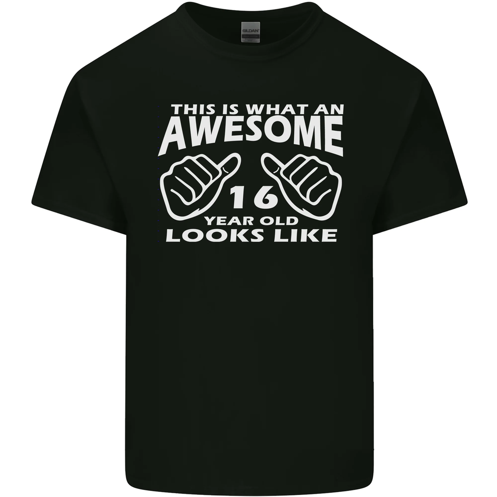 16th Birthday 16 Year Old This Is What Mens Cotton T-Shirt Tee Top