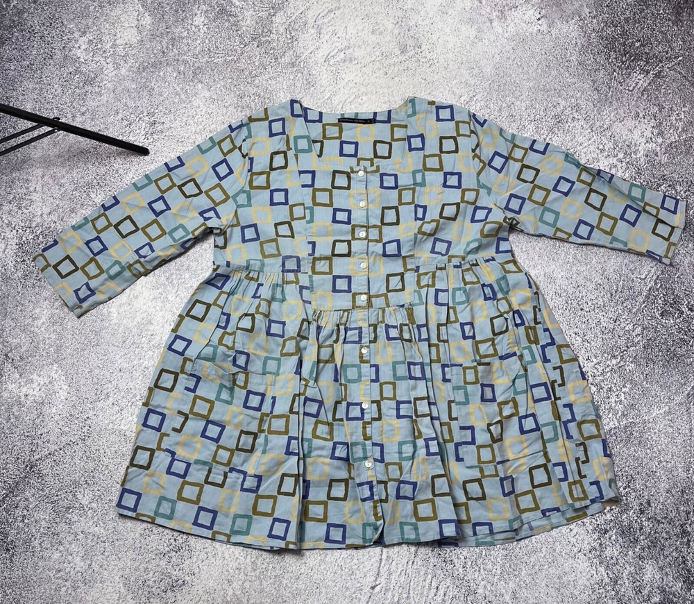 Women dress Gudrun Sjoden size Xl made in India flowers