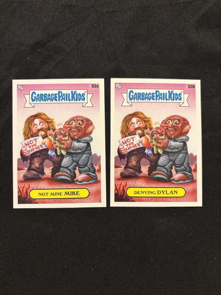 Enemy Mine Spoof with Dennis Quaid & Louis Gossett Jr Garbage Pail Kids Card