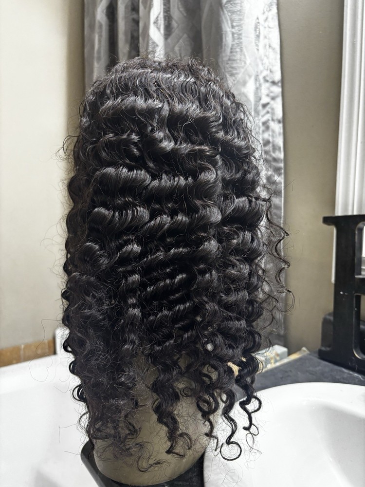 18 Inch Deep Wave Human Hair Weave Extensions