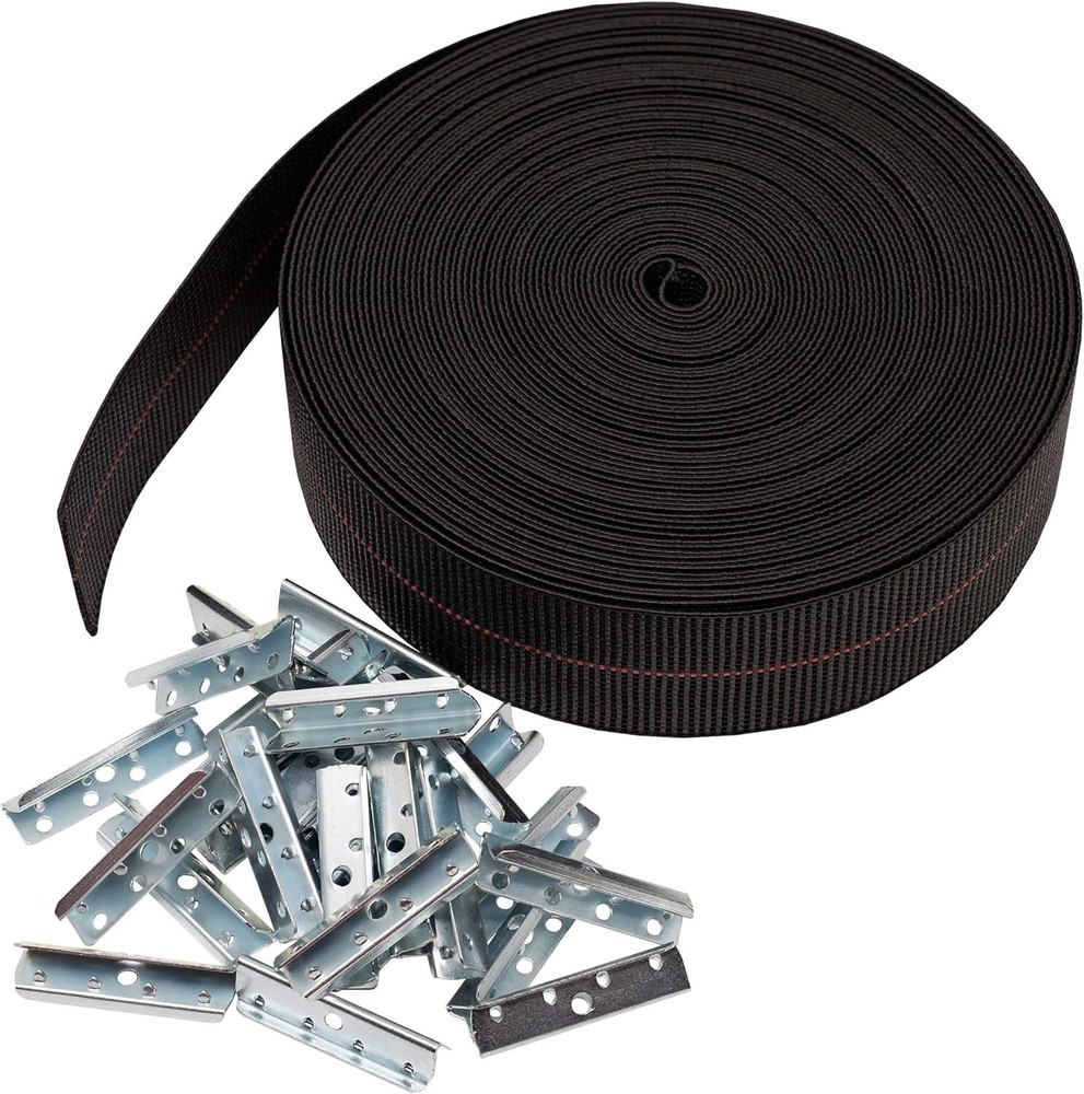 Cost-Effective Elastic Webbing Kit for Repairing Indoor & Outdoor Furniture