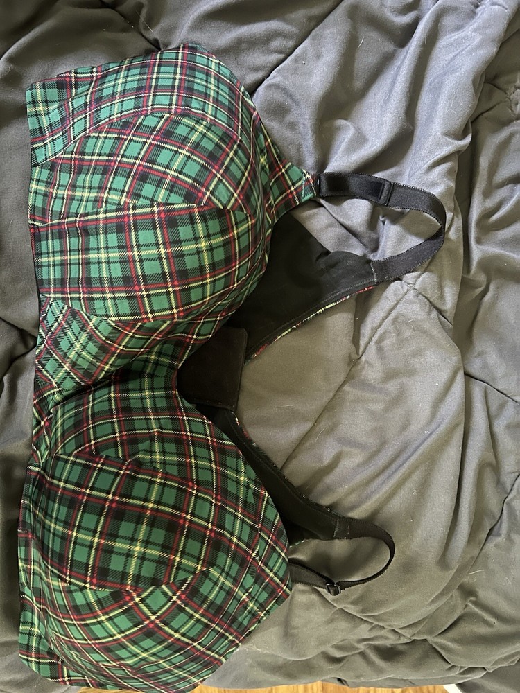 Torrid 46DD Plaid Bra