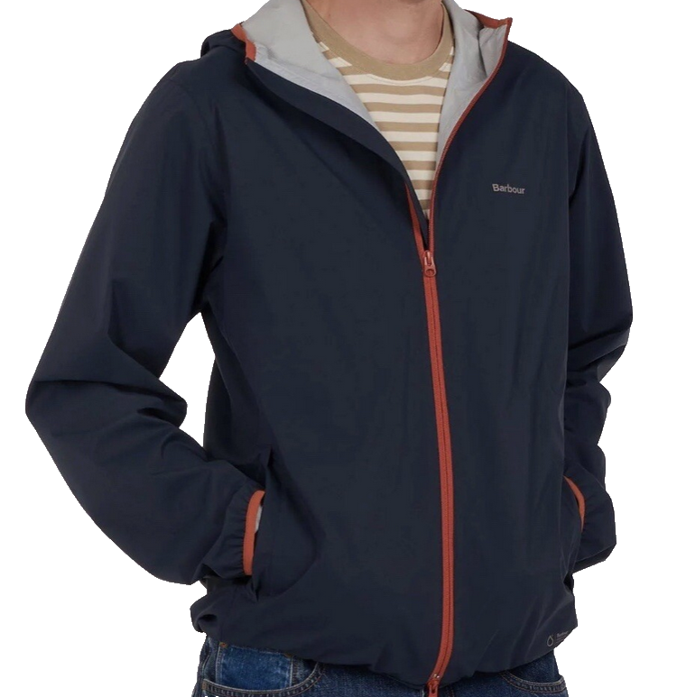 Barbour Thornberry Waterproof Hooded Jacket Blue XXL Full Zip