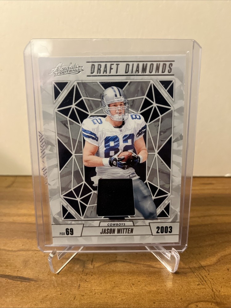 2024 Panini Absolute Jason Witten Cowboys Draft Diamonds Patch Relic Jersey Card