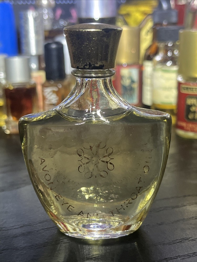 Vintage Avon Eye and Throat Oil 1 fl oz. Rare ,FULL BOTTLE