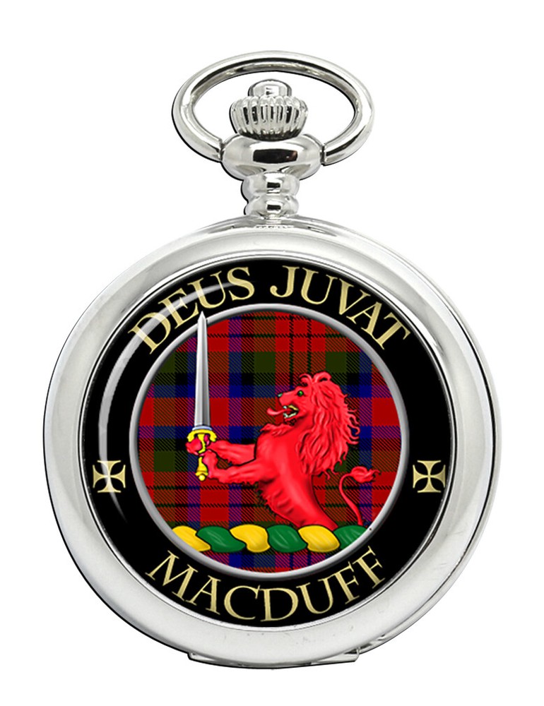 Macduff Scottish Clan Engraved Pocket Watch