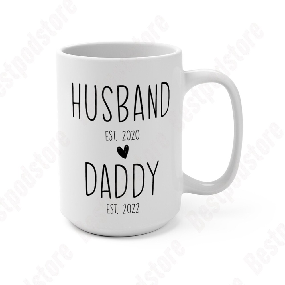 Husband Daddy Est / Custom Daddy Est Gift / New Dad Gift /New Dad Mug /
