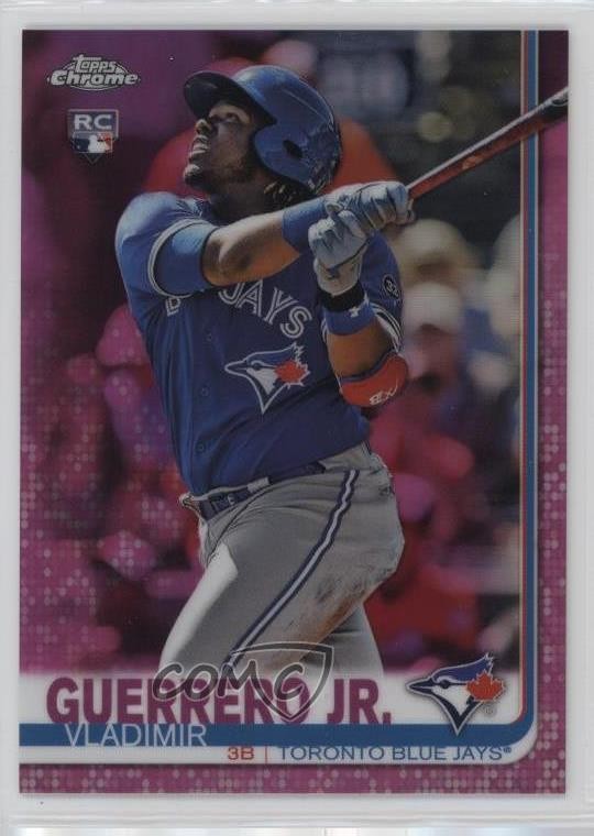 2019 Topps Chrome Pink Refractor Vladimir Guerrero Jr #201 Rookie RC
