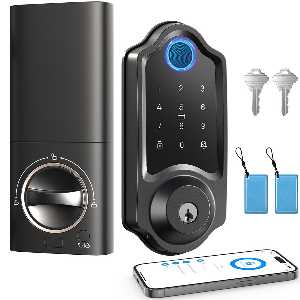 G8 Smart Lock 6-in-1 Keyless Entry with Fingerprint and Code